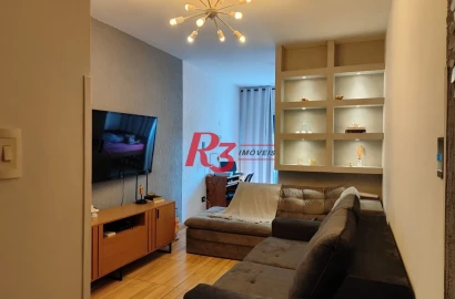 Apartamento à venda, 73 m² por R$ 415.000,00 - José Menino - Santos/SP