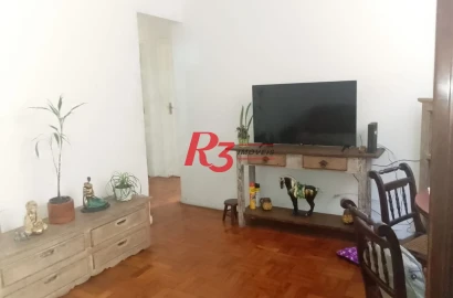 Apartamento com 2 dormitórios à venda, 60 m² por R$ 360.000,00 - Gonzaga - Santos/SP