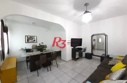 Apartamento com 2 dormitórios à venda, 69 m² por R$ 360.000,00 - Campo Grande - Santos/SP
