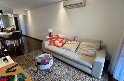 Apartamento com 3 dormitórios à venda, 98 m² por R$ 850.000,00 - Ponta da Praia - Santos/SP