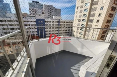 Apartamento à venda, 84 m² por R$ 770.000,00 - Gonzaga - Santos/SP