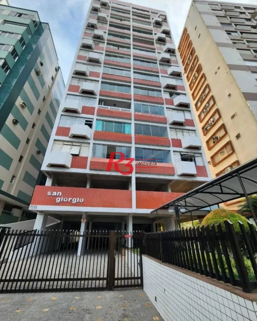 Apartamento à venda, 84 m² por R$ 770.000,00 - Gonzaga - Santos/SP
