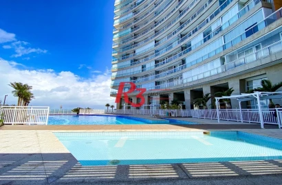 Apartamento com 2 dormitórios para alugar, 75 m² por R$ 7.500,00/mês - Pompéia - Santos/SP