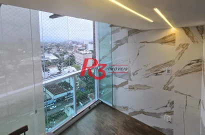 Apartamento à venda, 59 m² por R$ 556.000,00 - Vila Matias - Santos/SP