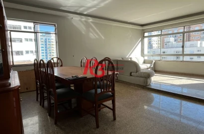 Apartamento com 3 dormitórios à venda, 180 m² por R$ 1.284.000,00 - Gonzaga - Santos/SP