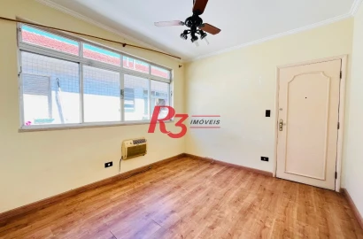 Apartamento com 2 dormitórios à venda, 62 m² por R$ 375.000,00 - Embaré - Santos/SP