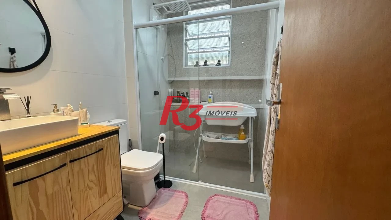 Apartamento com 2 dormitórios à venda, 69 m² por R$ 410.000,00 - Campo Grande - Santos/SP