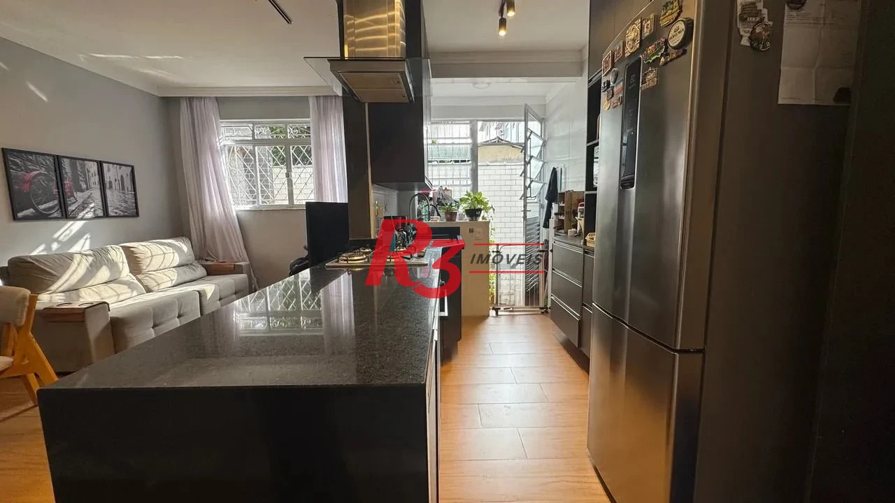 Apartamento com 2 dormitórios à venda, 69 m² por R$ 410.000,00 - Campo Grande - Santos/SP