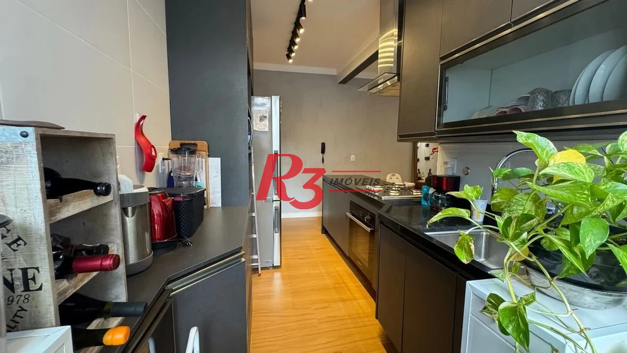 Apartamento com 2 dormitórios à venda, 69 m² por R$ 410.000,00 - Campo Grande - Santos/SP