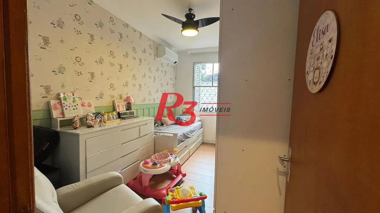 Apartamento com 2 dormitórios à venda, 69 m² por R$ 410.000,00 - Campo Grande - Santos/SP