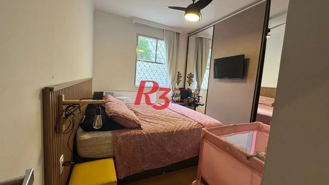 Apartamento com 2 dormitórios à venda, 69 m² por R$ 410.000,00 - Campo Grande - Santos/SP