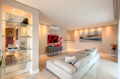 Cobertura com 3 dormitórios à venda, 189 m² por R$ 2.390.000,00 - Ponta da Praia - Santos/SP