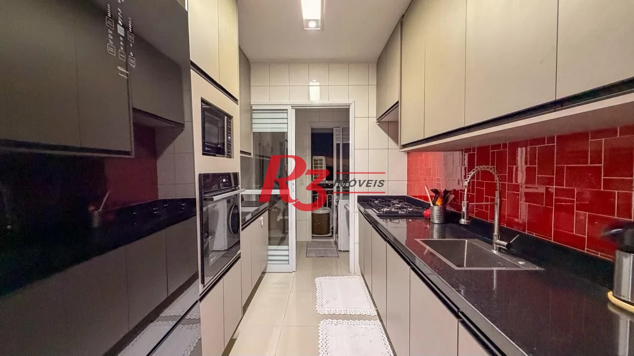 Cobertura com 3 dormitórios à venda, 189 m² por R$ 2.390.000,00 - Ponta da Praia - Santos/SP