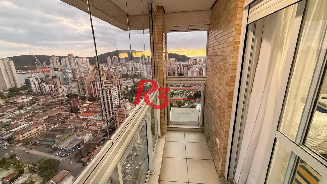 Cobertura com 3 dormitórios à venda, 189 m² por R$ 2.390.000,00 - Ponta da Praia - Santos/SP