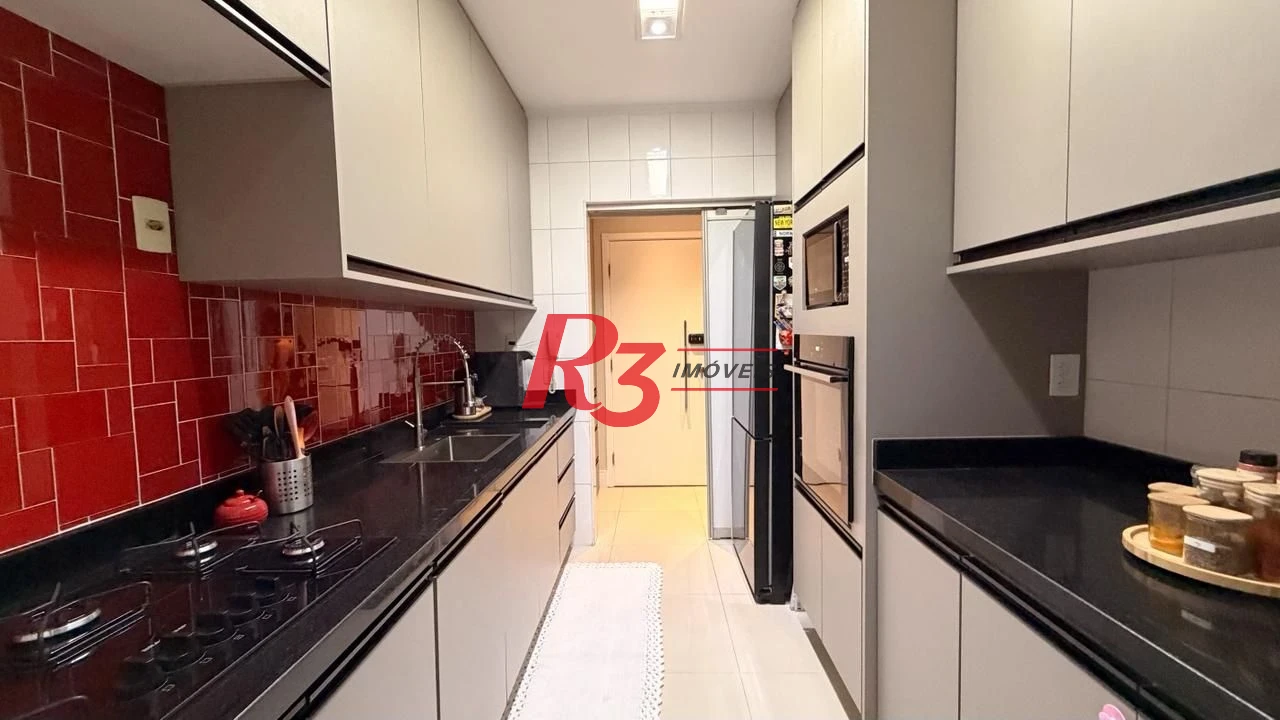 Cobertura com 3 dormitórios à venda, 189 m² por R$ 2.390.000,00 - Ponta da Praia - Santos/SP