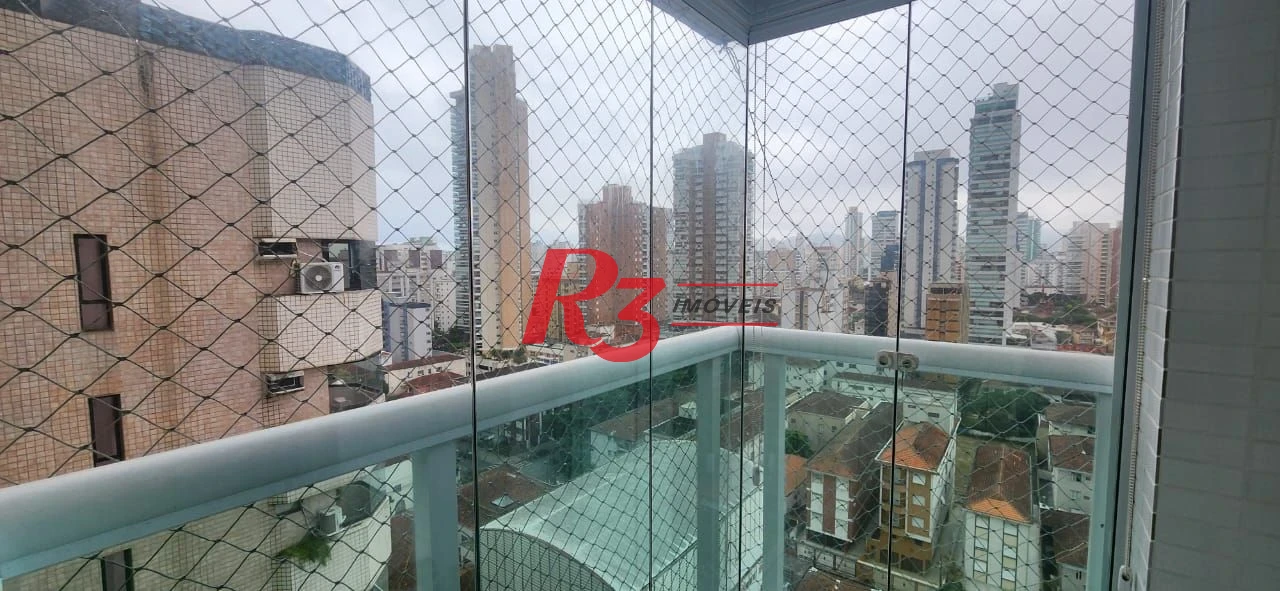 Apartamento com 2 dormitórios para alugar, 119 m² por R$ 13.455,00/mês - Embaré - Santos/SP