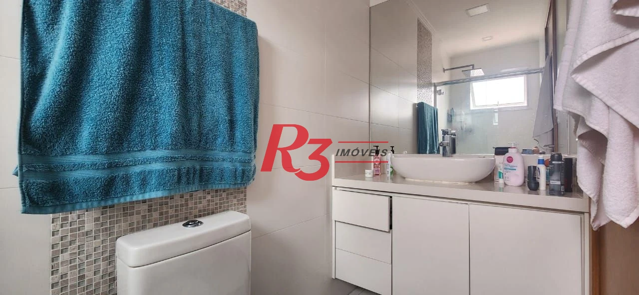 Apartamento com 2 dormitórios para alugar, 119 m² por R$ 13.455,00/mês - Embaré - Santos/SP