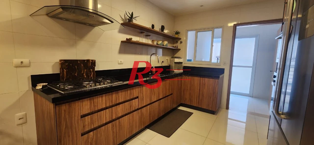 Apartamento com 2 dormitórios para alugar, 119 m² por R$ 13.455,00/mês - Embaré - Santos/SP