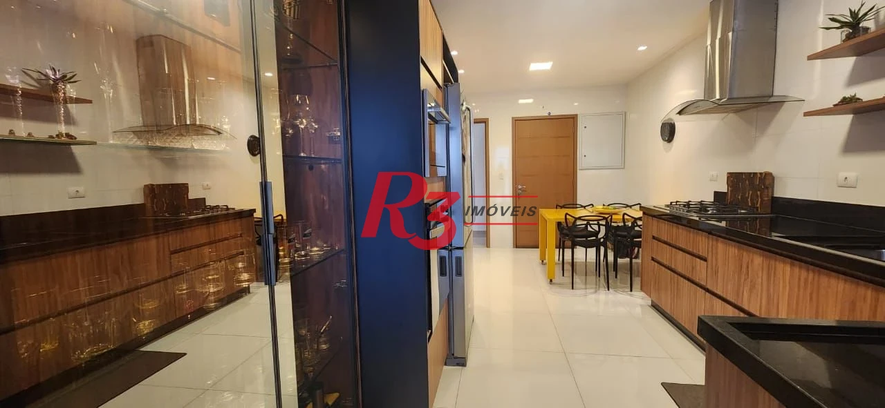 Apartamento com 2 dormitórios para alugar, 119 m² por R$ 13.455,00/mês - Embaré - Santos/SP