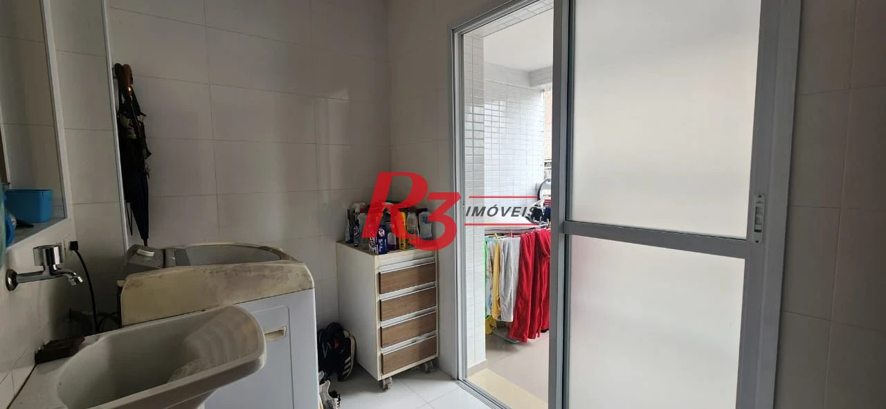 Apartamento com 2 dormitórios para alugar, 119 m² por R$ 13.455,00/mês - Embaré - Santos/SP