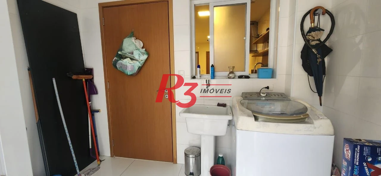 Apartamento com 2 dormitórios para alugar, 119 m² por R$ 13.455,00/mês - Embaré - Santos/SP