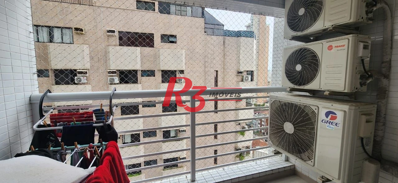 Apartamento com 2 dormitórios para alugar, 119 m² por R$ 13.455,00/mês - Embaré - Santos/SP