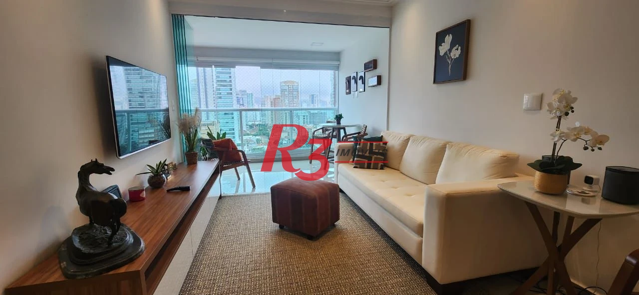Apartamento com 2 dormitórios para alugar, 119 m² por R$ 13.455,00/mês - Embaré - Santos/SP