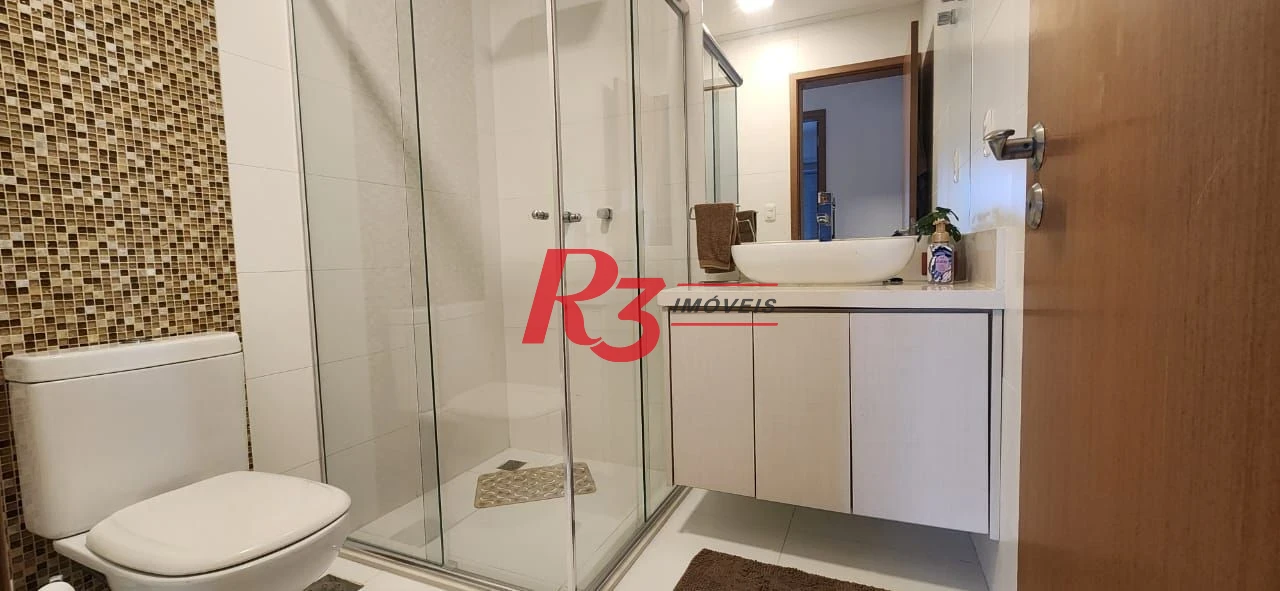 Apartamento com 2 dormitórios para alugar, 119 m² por R$ 13.455,00/mês - Embaré - Santos/SP
