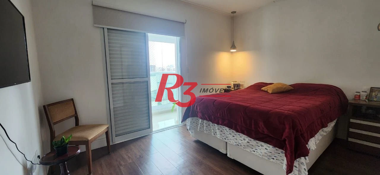 Apartamento com 2 dormitórios para alugar, 119 m² por R$ 13.455,00/mês - Embaré - Santos/SP