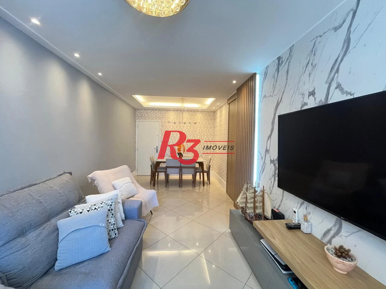 Apartamento à venda, 76 m² por R$ 550.000,00 - Campo Grande - Santos/SP
