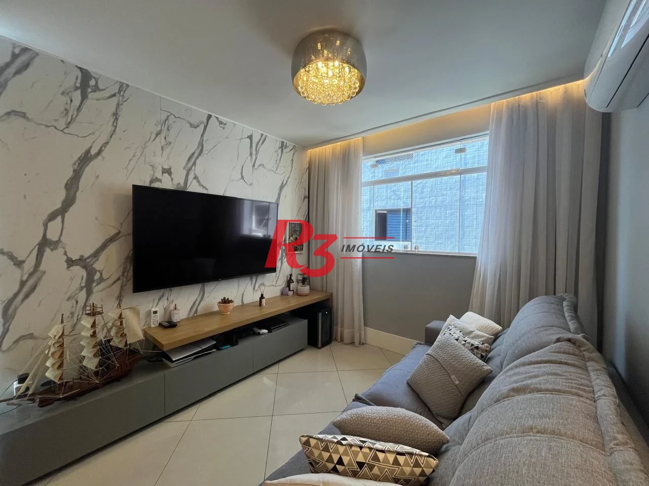 Apartamento à venda, 76 m² por R$ 550.000,00 - Campo Grande - Santos/SP