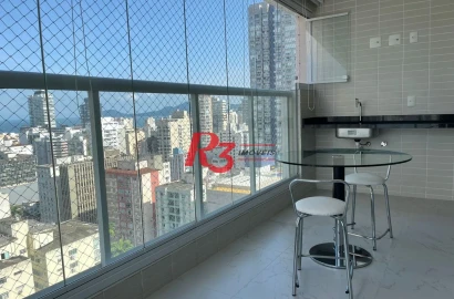 Apartamento à venda, 99 m² por R$ 1.880.000,00 - Gonzaga - Santos/SP