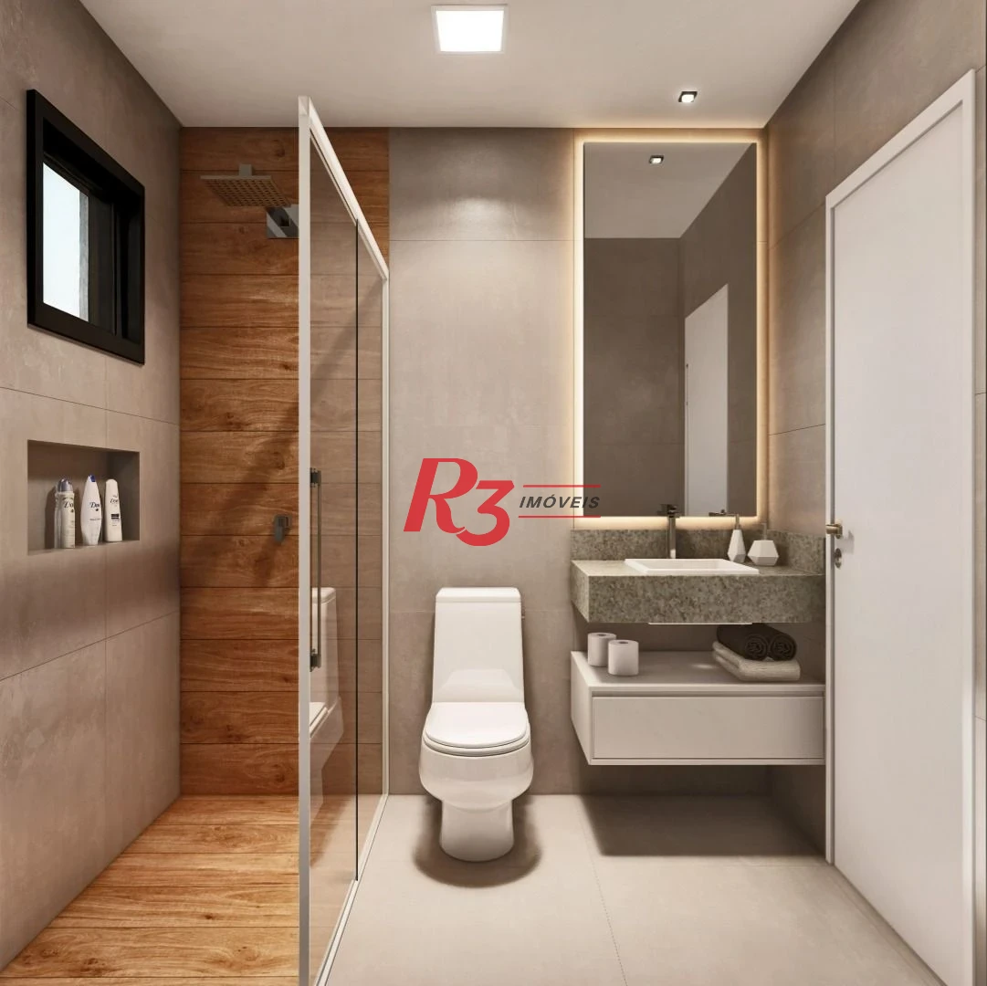 Casa com 3 dormitórios à venda, NOVA, 156 m² por R$ 1.800.000 - Boqueirão - Santos/SP
