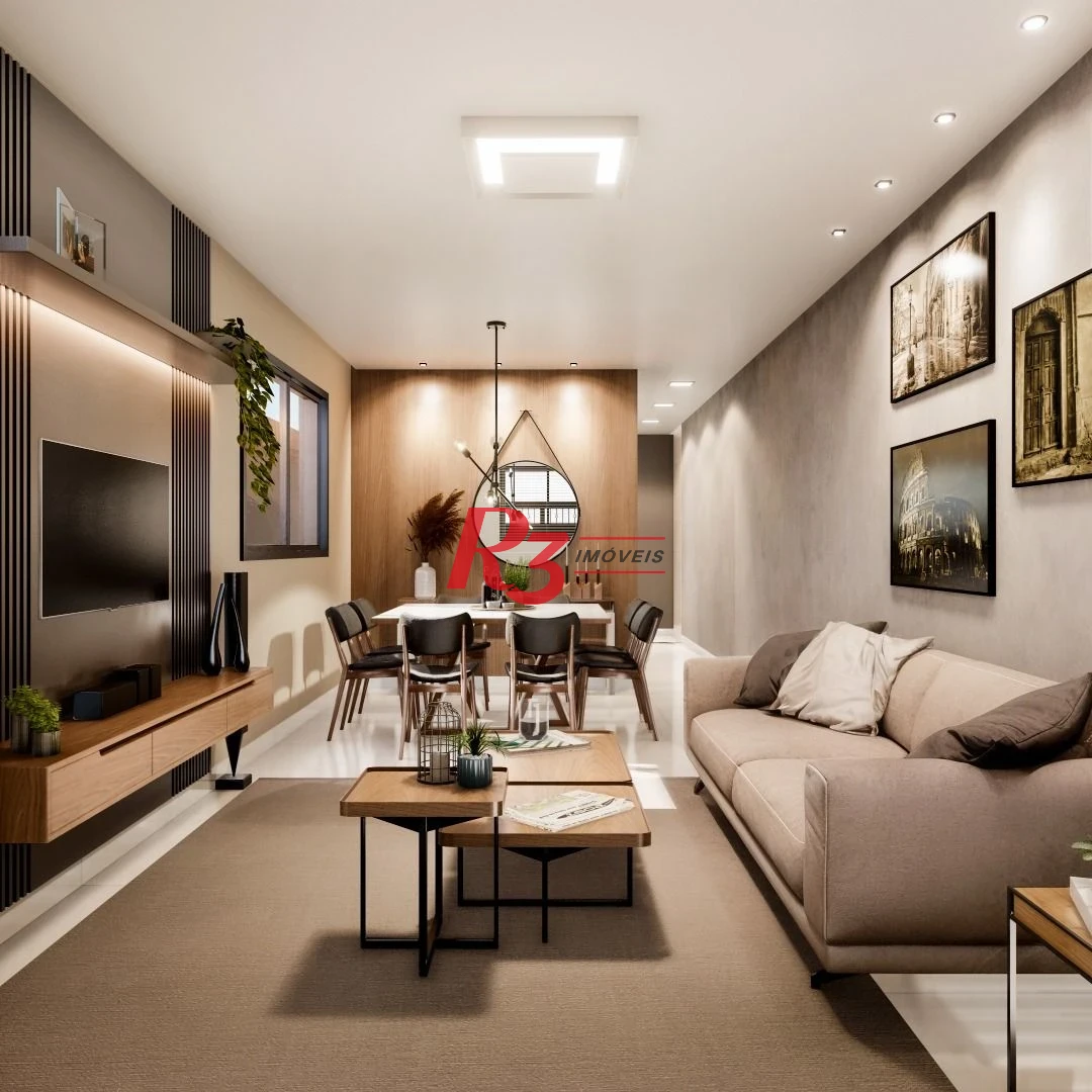 Casa com 3 dormitórios à venda, NOVA, 156 m² por R$ 1.800.000 - Boqueirão - Santos/SP