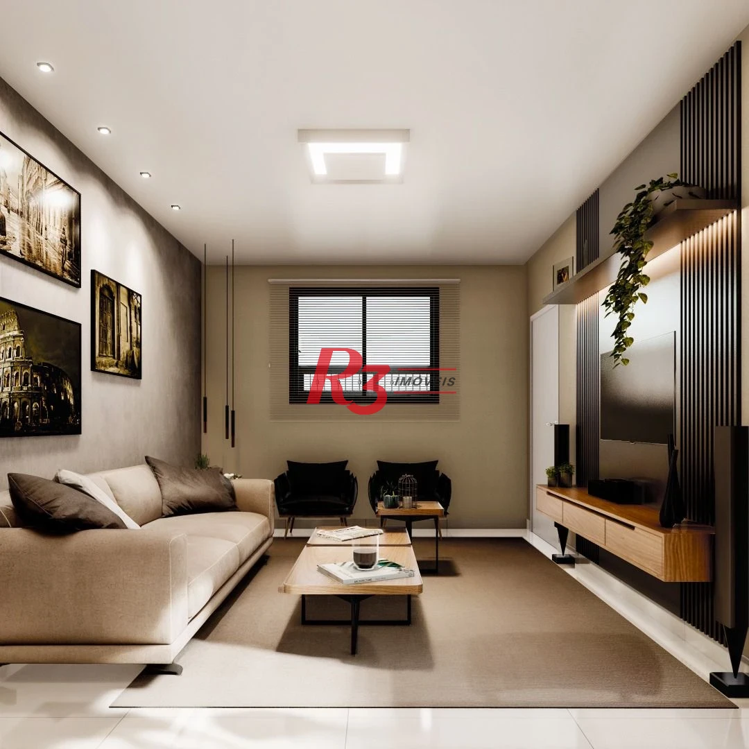 Casa com 3 dormitórios à venda, NOVA, 156 m² por R$ 1.800.000 - Boqueirão - Santos/SP
