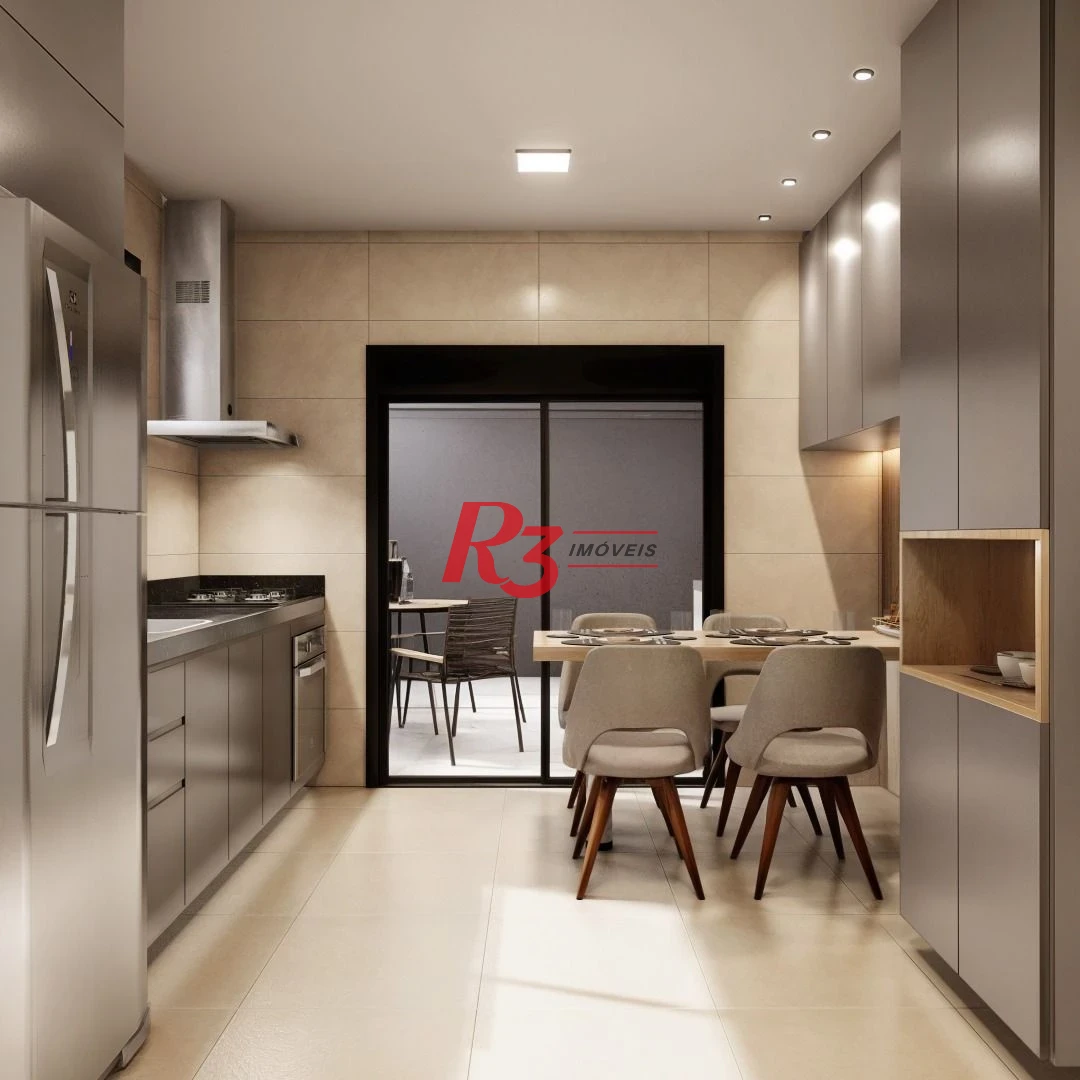 Casa com 3 dormitórios à venda, NOVA, 156 m² por R$ 1.800.000 - Boqueirão - Santos/SP