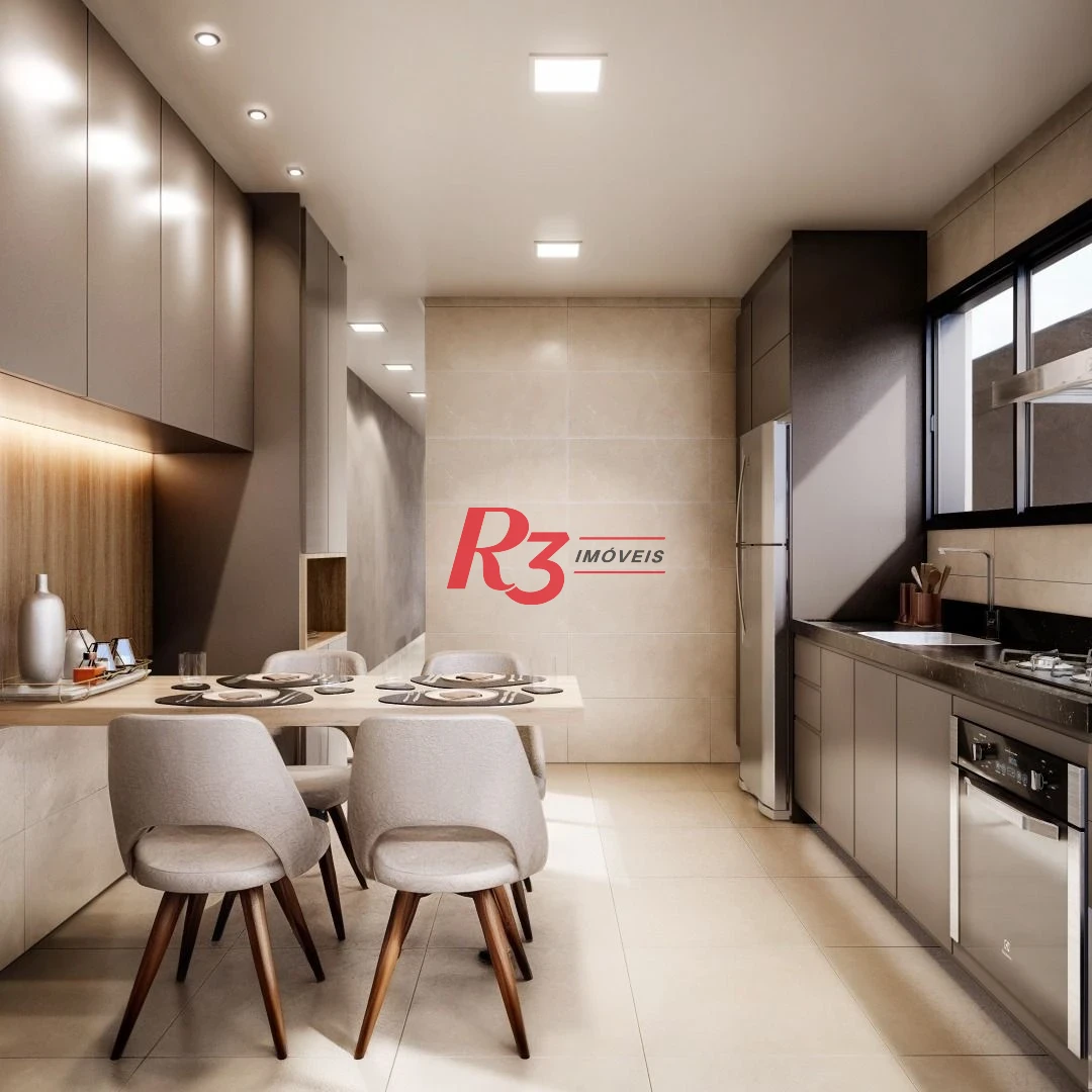 Casa com 3 dormitórios à venda, NOVA, 156 m² por R$ 1.800.000 - Boqueirão - Santos/SP
