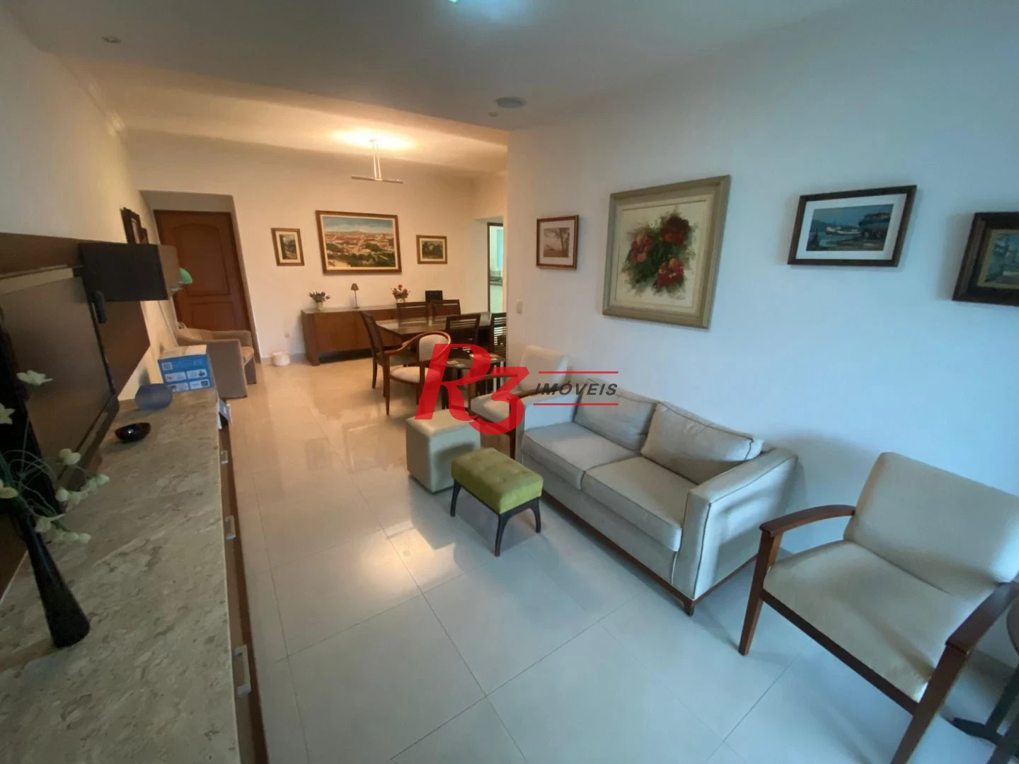 Apartamento com 3 dormitórios à venda, 138 m² por R$ 2.000.000,00 - Embaré - Santos/SP