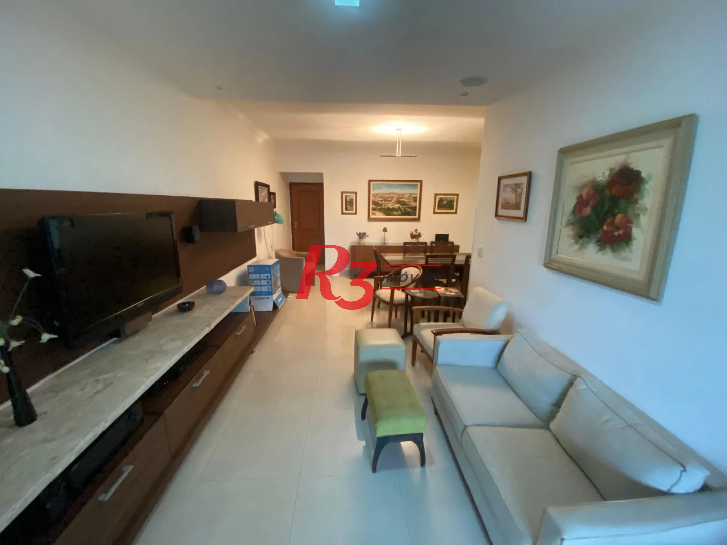 Apartamento com 3 dormitórios à venda, 138 m² por R$ 2.000.000,00 - Embaré - Santos/SP