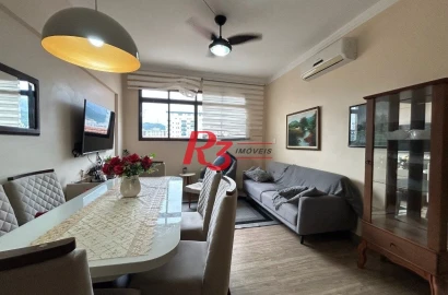 Apartamento com 2 dormitórios à venda, 98 m² por R$ 530.000,00 - Campo Grande - Santos/SP