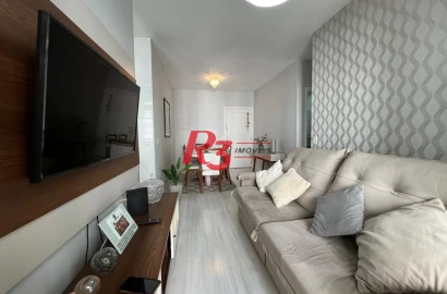 Apartamento de 2 Quartos 64m2 Acqua Play Home &  Resort por R$ 580.000 - Marapé - Santos/SP
