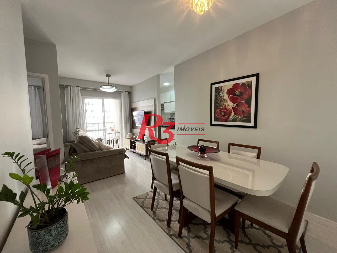 Apartamento de 2 Quartos 64m2 Acqua Play Home &  Resort por R$ 580.000 - Marapé - Santos/SP