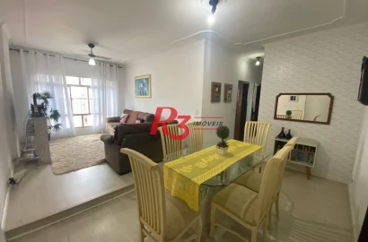 Apartamento com 3 dormitórios à venda, 143 m² por R$ 600.000,00 - Campo Grande - Santos/SP