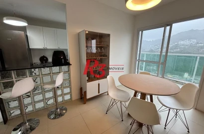 Apartamento Duplex com 2 suítes à venda, 88 m² por R$ 960.000 - José Menino - Santos/SP
