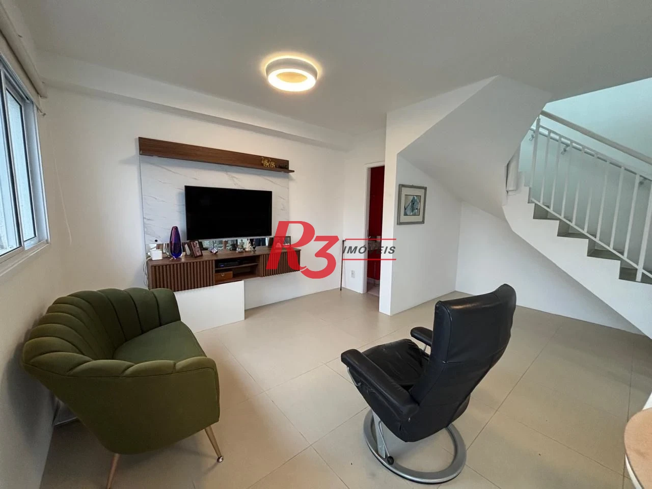 Apartamento Duplex com 2 suítes à venda, 88 m² por R$ 960.000 - José Menino - Santos/SP