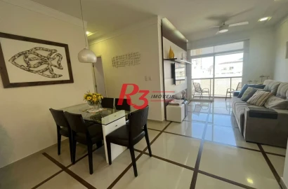 Apartamento com 3 dormitórios à venda, 80 m² por R$ 490.000,00 - Balneário Cidade Atlântica - Guarujá/SP