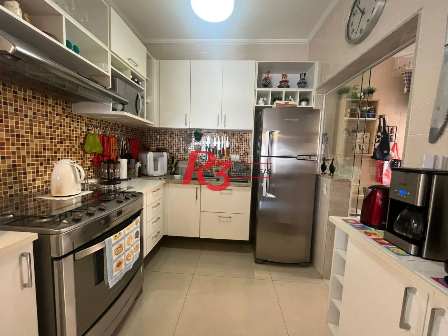Apartamento com 3 dormitórios à venda, 80 m² por R$ 490.000,00 - Balneário Cidade Atlântica - Guarujá/SP