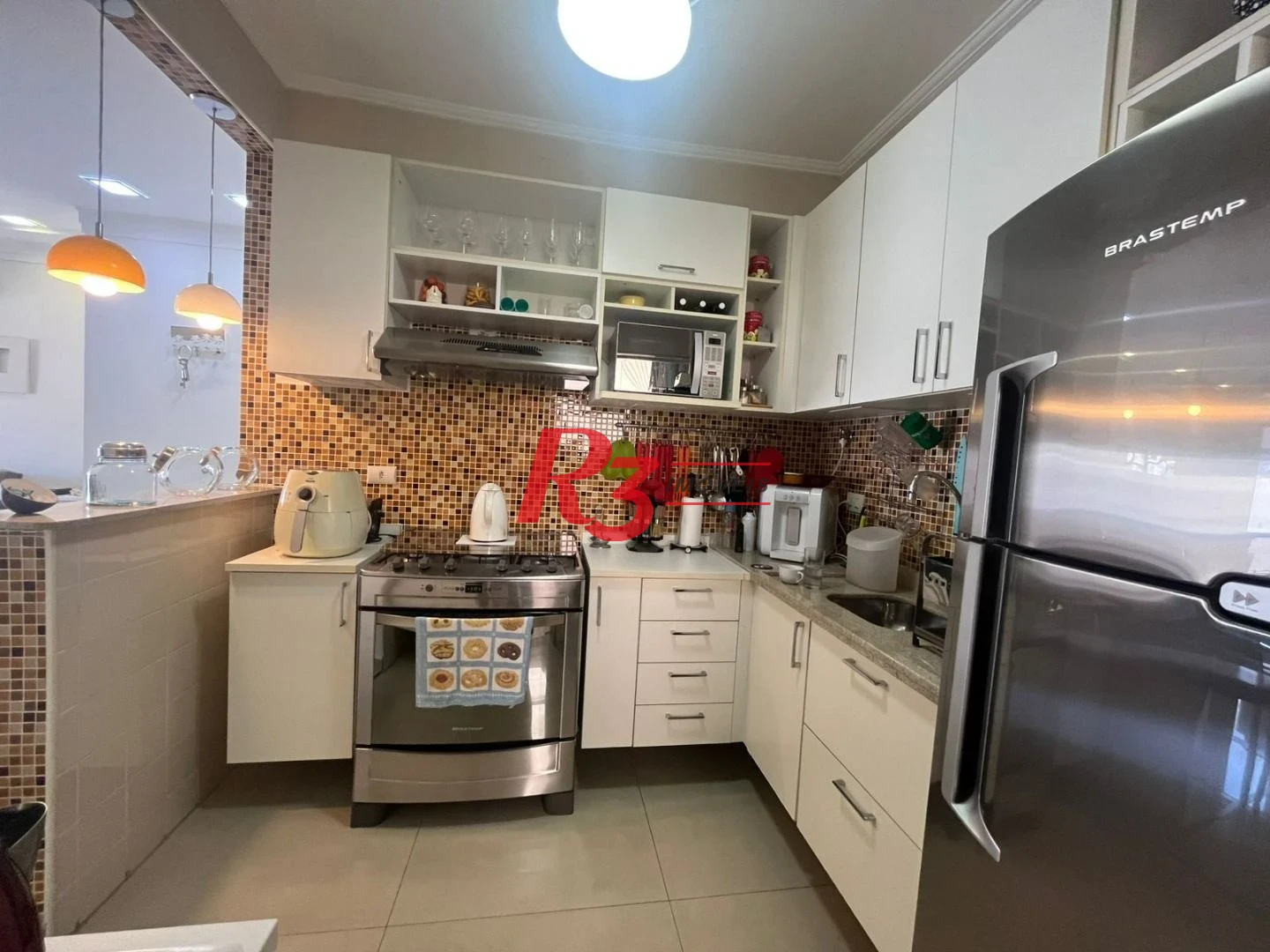 Apartamento com 3 dormitórios à venda, 80 m² por R$ 490.000,00 - Balneário Cidade Atlântica - Guarujá/SP