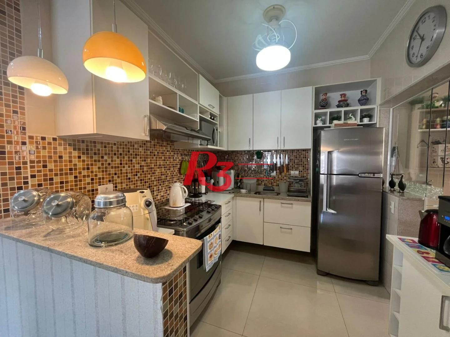 Apartamento com 3 dormitórios à venda, 80 m² por R$ 490.000,00 - Balneário Cidade Atlântica - Guarujá/SP