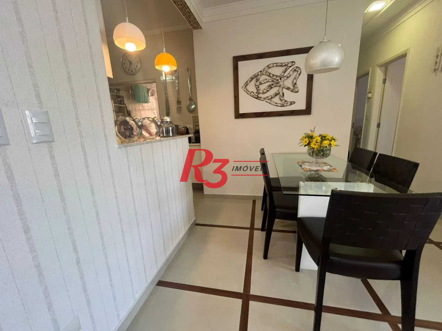 Apartamento com 3 dormitórios à venda, 80 m² por R$ 490.000,00 - Balneário Cidade Atlântica - Guarujá/SP